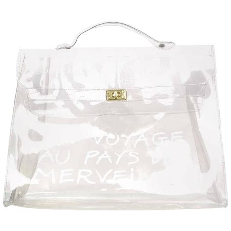 hermes clear purse|hermes kelly bag vintage.